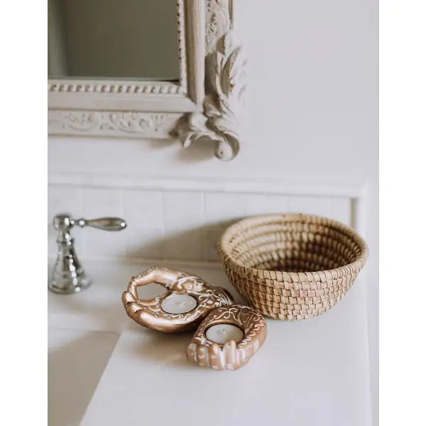 Small Kaisa Grass Basket Bowl