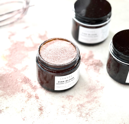 Organic Pink Bloom Facial Mask