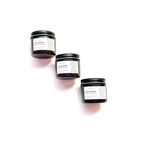 Organic Pink Bloom Facial Mask