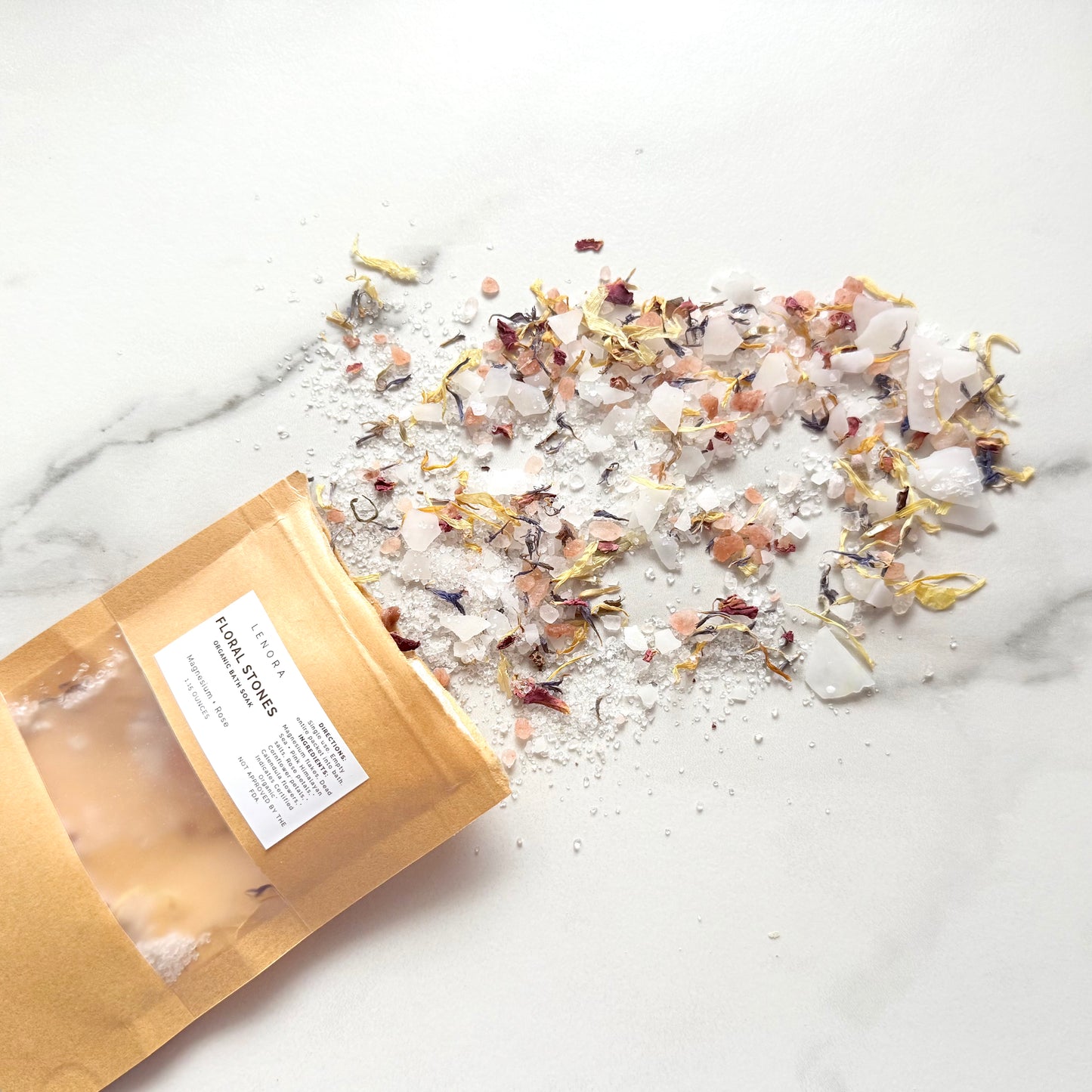 Mini Floral Bath Stones