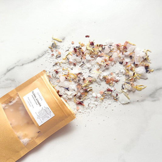 Mini Floral Bath Stones