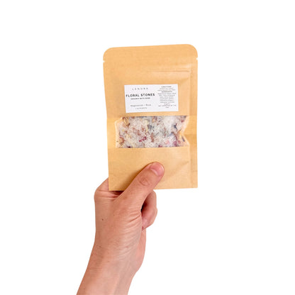 Mini Floral Bath Stones