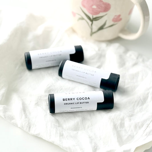 Organic Berry Cocoa Lip Butter - Limited Edition Valentine's Day